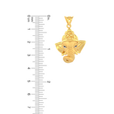 22K Gold Spiritual Ganesha Pendant